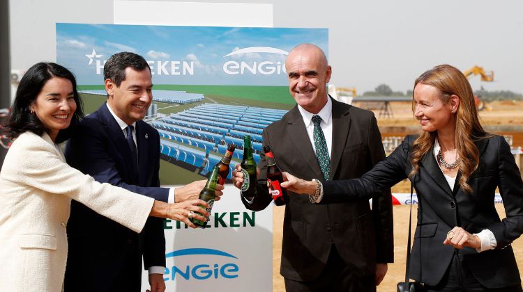 Acuerdo con Heineken.  Engie inicia la construcción de la primera planta termosolar para autoconsumo de España