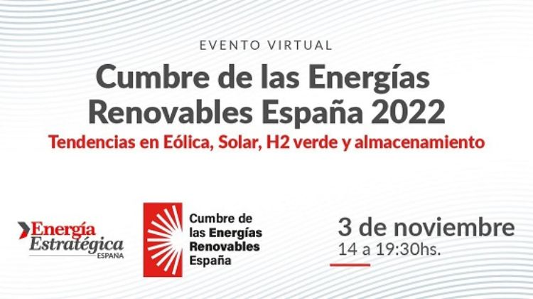 Virtual y gratuito. Este jueves referentes debatirán en la Cumbre de las Energías Renovables España 2022