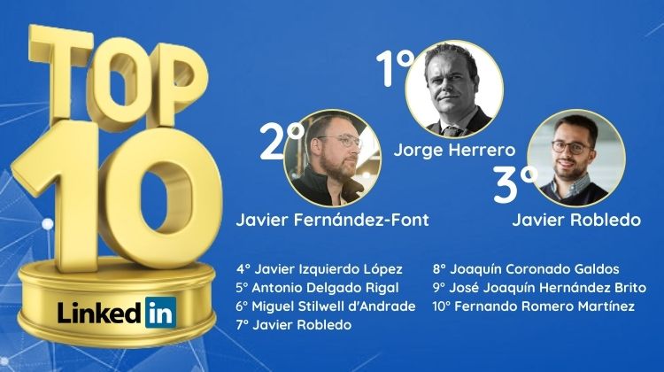 Top 10.  Los influencers de las energías renovables en LinkedIn España