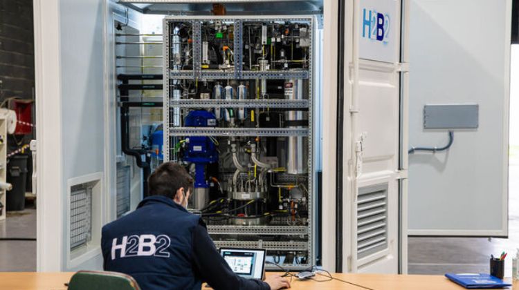 860 kg por día. Los electrolizadores de H2B2 impulsarán la producción de hidrógeno verde de GP JOULE