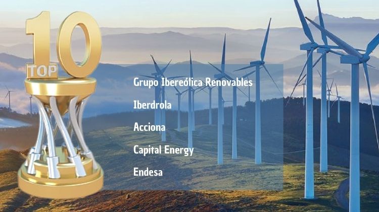 Ranking. Grupo Ibereólica es dueña de los cuatro proyectos eólicos terrestres más grandes del 2022