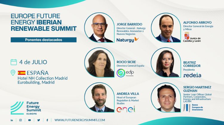 Será el 4 de julio.  Castilla y León, EDP Renováveis, la gigante Enel y el BEI dirán presente en el Future Energy Summit