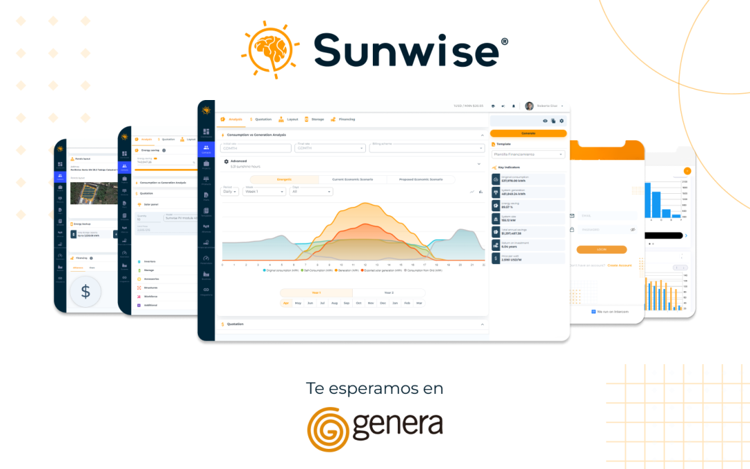 Llega a España. Sunwise Software Inc. impulsa la innovación en el software solar y almacenamiento en GENERA 2024