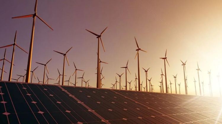 En cola.  43 GW eólicos y solares se presentaron a impacto ambiental en España