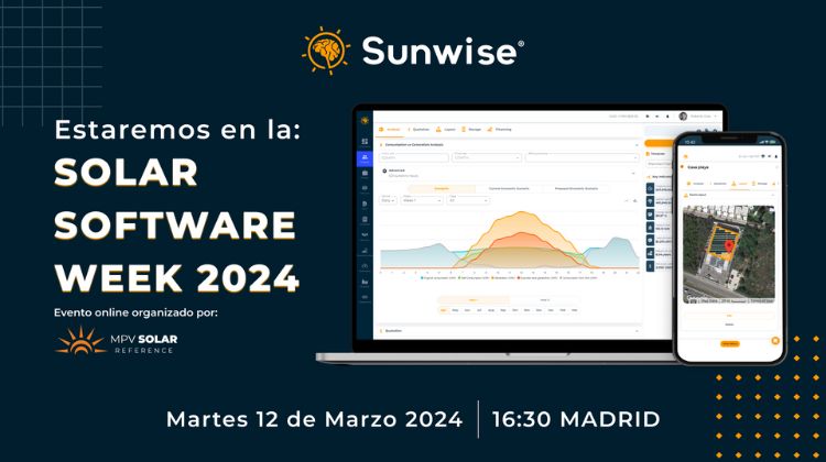 En el Solar Software Week.  Sunwise revela innovación en simulación de rentabilidad para el sector de almacenamiento